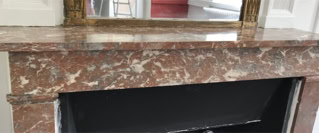 Rénovation de cheminée en marbre