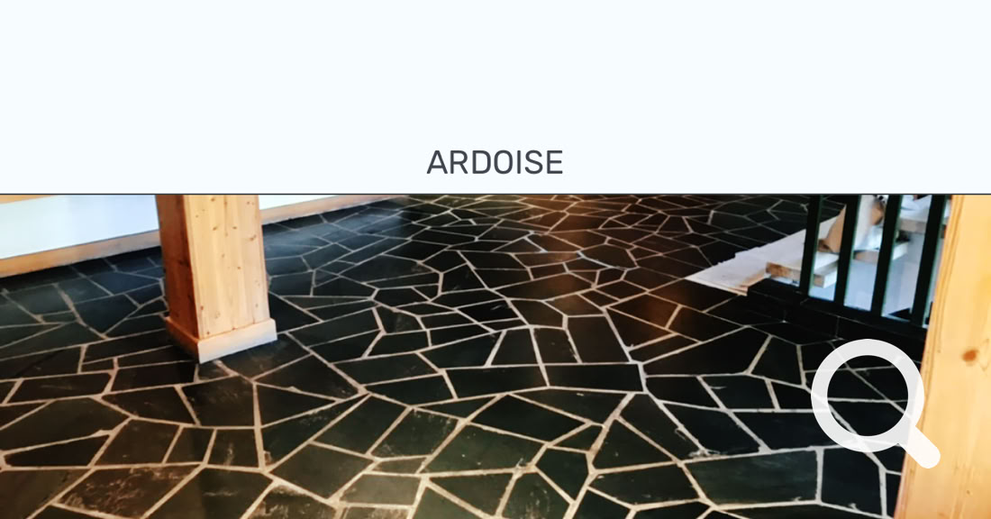 ARDOISE > Ponçage et traitements