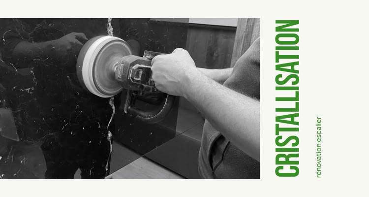 SALLE DE BAIN > Ponçage et cristallisation de salle de bain