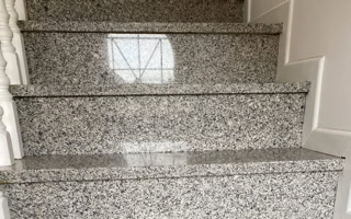 Escaliers Poncage et cristallisation
