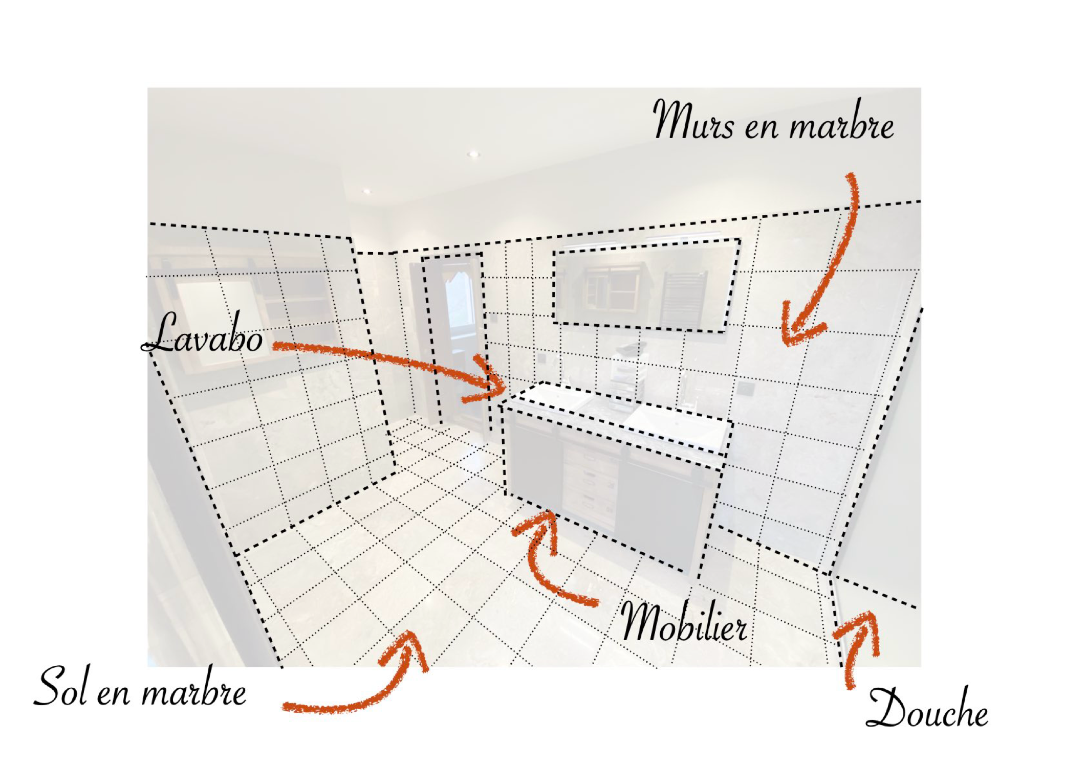 SALLE DE BAIN > Ponçage et cristallisation de salle de bain