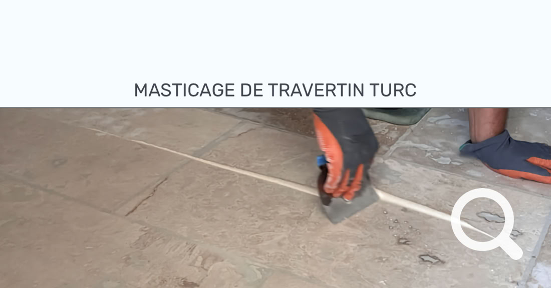 Ponçage et cristallisation pour le travertin