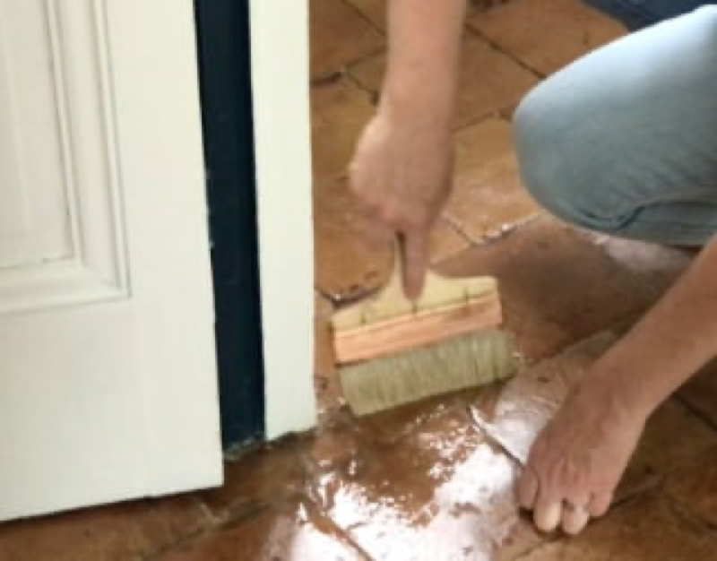 décapage tomette