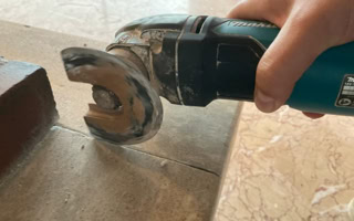 Rénovation de cheminée en marbre