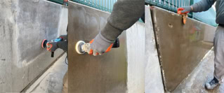 BÉTON > Ponçage et cristallisation de béton poli